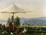 Ferdinand von Wright Garden in Haminanlathi Sweden oil painting artist